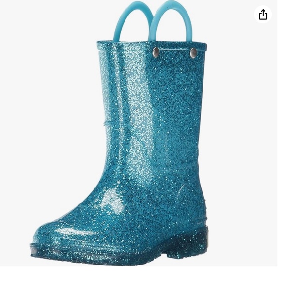 Western Chief Girl's Glitter Waterproof Rain Boot - Picture 1 of 6